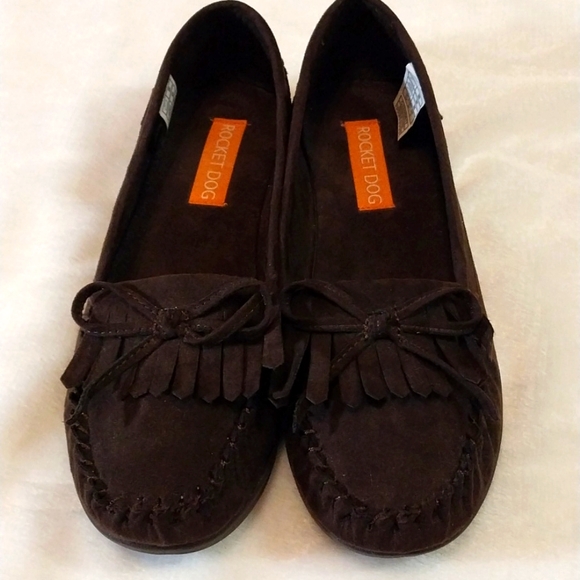 ROCKETDOG BRAND TRIBAL BROWN MOCASSINS shoes size 8.5 - Picture 5 of 13